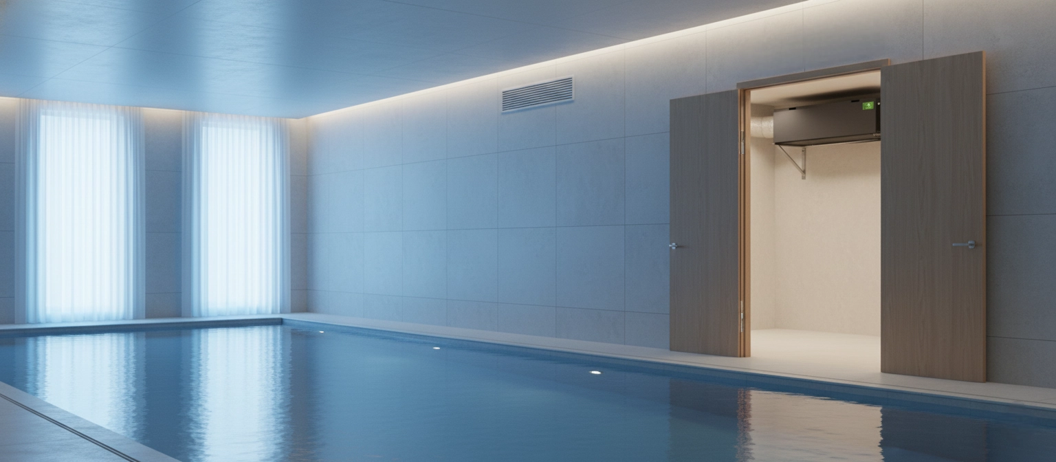 Канальный осушитель для бассейнов Mycond MSHAC: чистая и сухая атмосфера