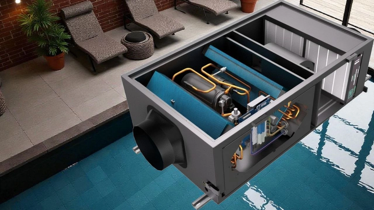 Канальный осушитель для бассейнов Mycond MSHAC с автоматическим включением