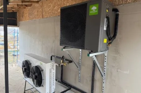 Загородный дом с тепловыми насосами Mycond Split серии BeeHeat