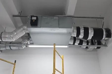 Торговый центр с вентиляционными установками Mycond с рекуперацией энергии MVS