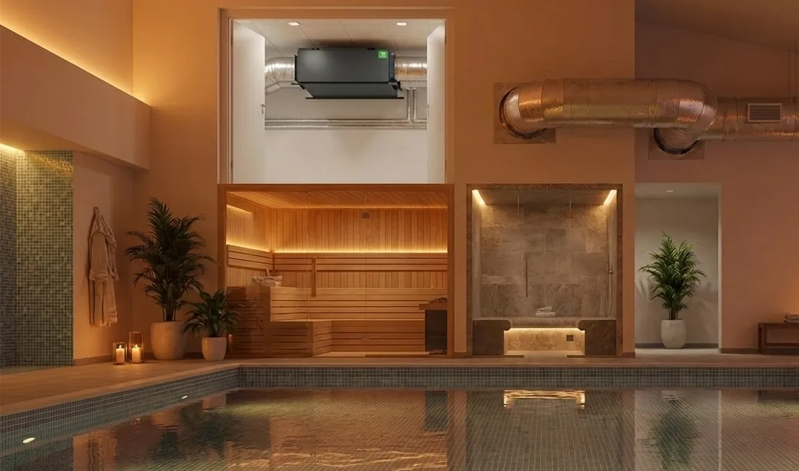 Требования к помещению для канального осушителя MSHA(C): техпомещение, воздуховоды, пространство и круглосуточная работа